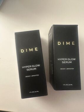 Lot of 2 Dime Beauty Hyper Glow Vitamin C Serum Boost Brighten NEW